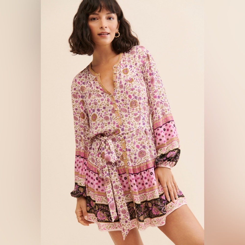 Spell & The Gypsy Collective Lady Untamed Tunic Mini Dress | Small